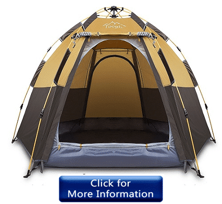 Toogh 3-4 Person Camping Tent Backpacking Tents