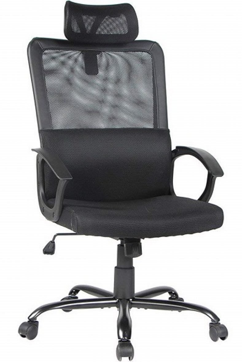 Ergonomic Office Chair Adjustable Headrest Mesh 788x1179 
