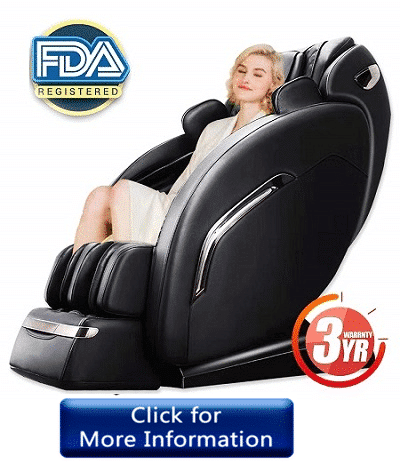 SL-track Zero Gravity Full Body Shiatsu Massage Chair