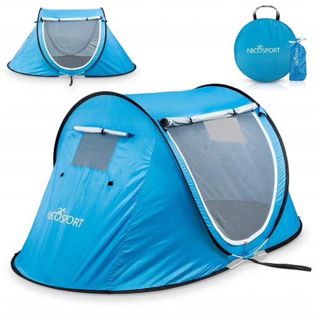 Pop-up Tent an Automatic Instant Portable Cabana Beach Tent for 2 Persons