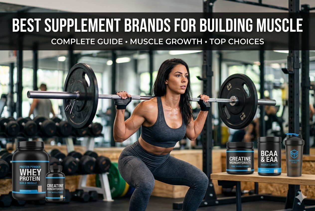 Best Supplement Brands for Building Muscle