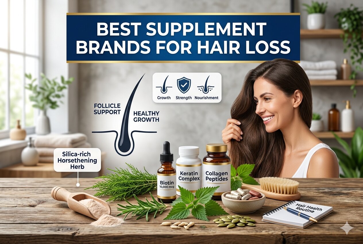 Best Supplement Brands for Hair Loss 