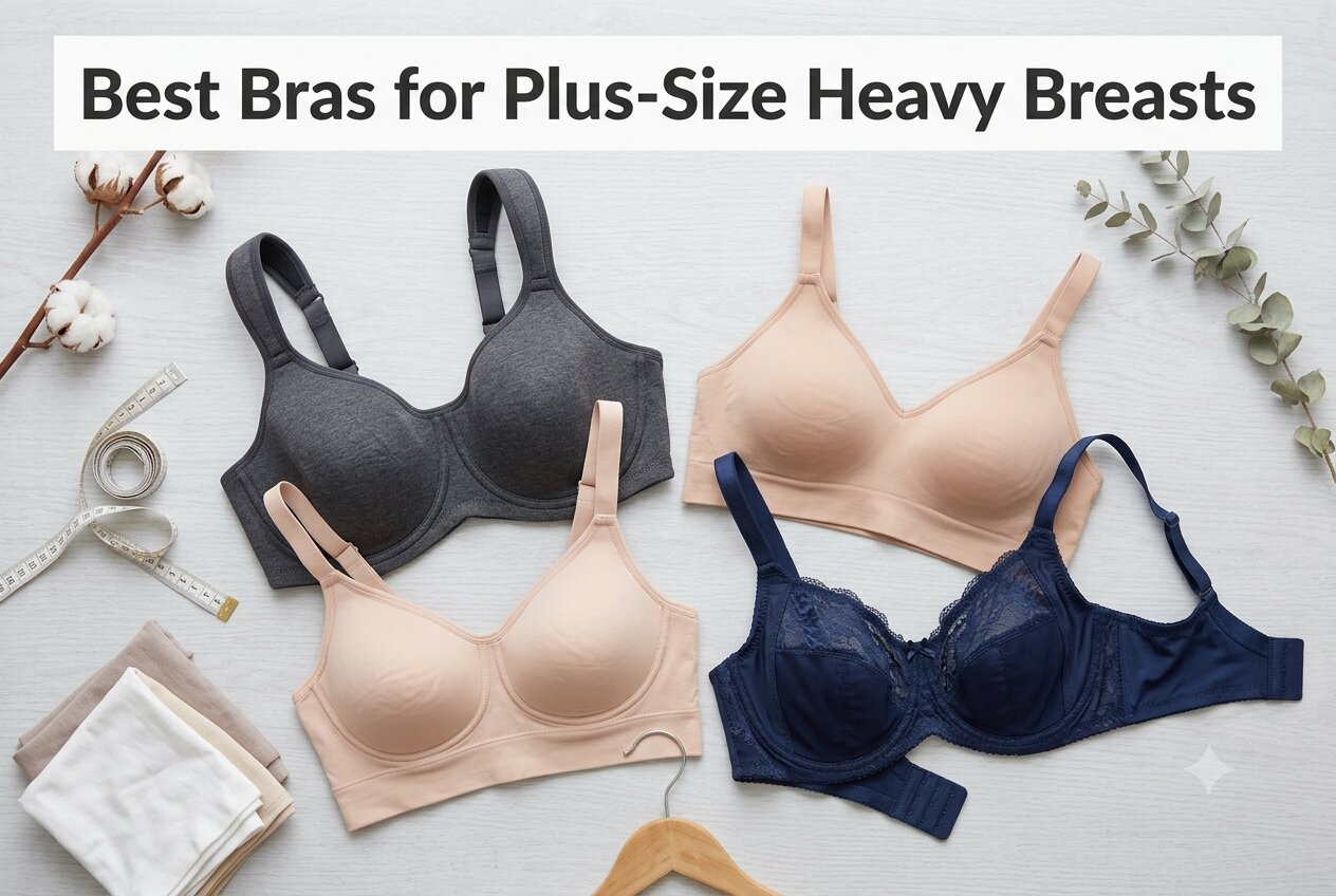 Best Bras for Plus-Size Heavy Breasts